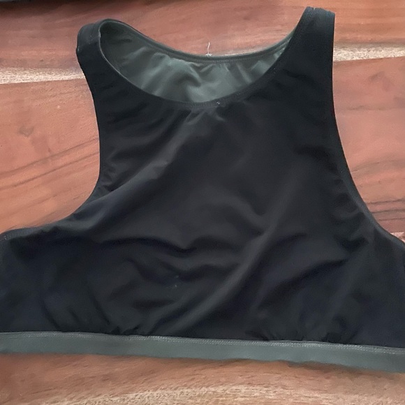 Athleta High-Neck Reversible Swimsuit (top & bottoms) Size M - Picture 4 of 6